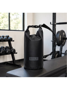 Men's BYLT Basics BIOS Dry Bag Gym Bag Black One Size Dry Bag Duffel Swim NEW